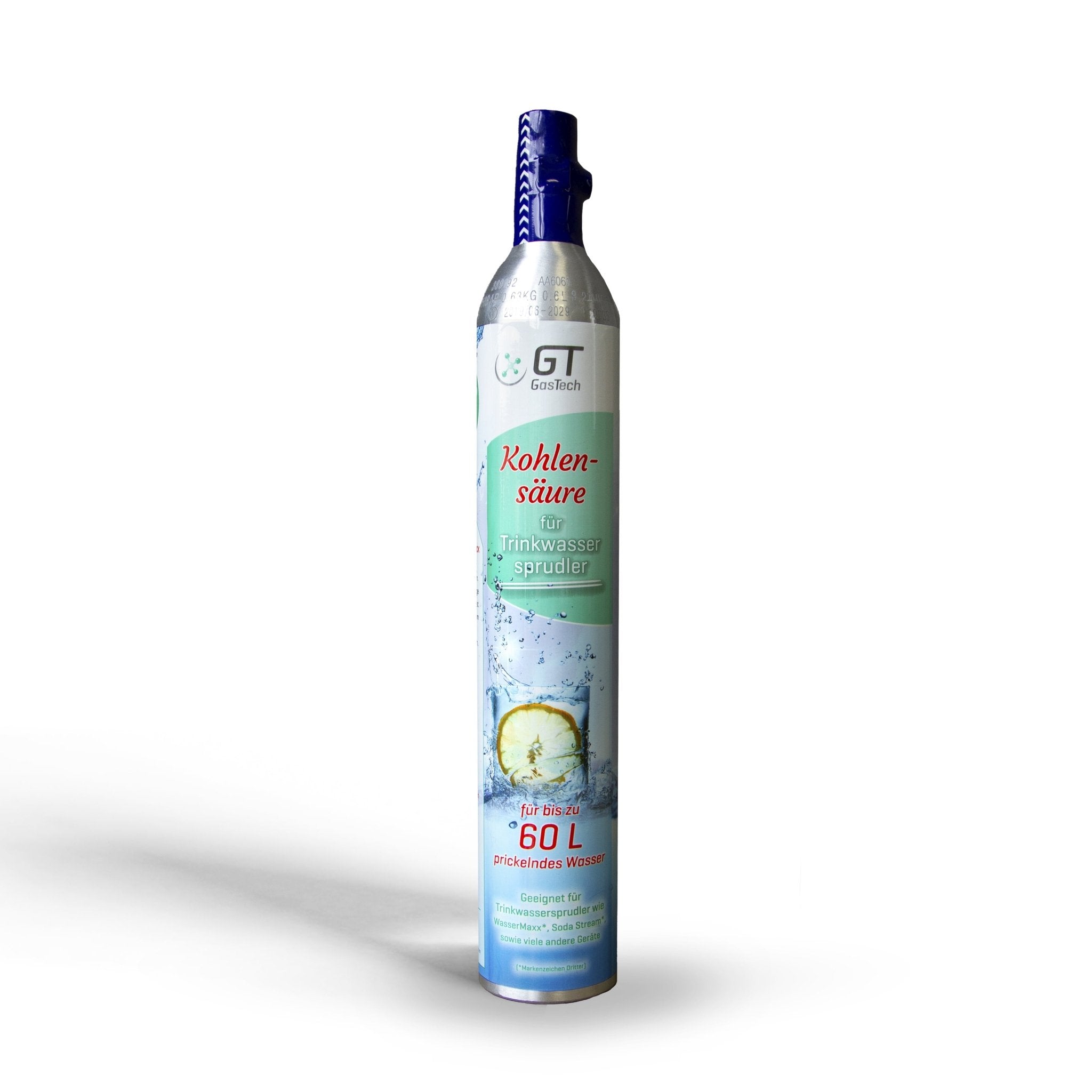 425 g CO2 Alu Kartusche Getränkekohlensäure für Wassersprudler tausche –