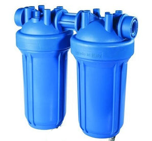 Eisenfilter 10 Zoll BIG BLUE mit Vorfilter für Garten, Brunnenwasser, Gartenpumpe - bluAqua.com